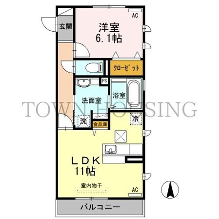 アルページュ大森　C棟の物件間取画像